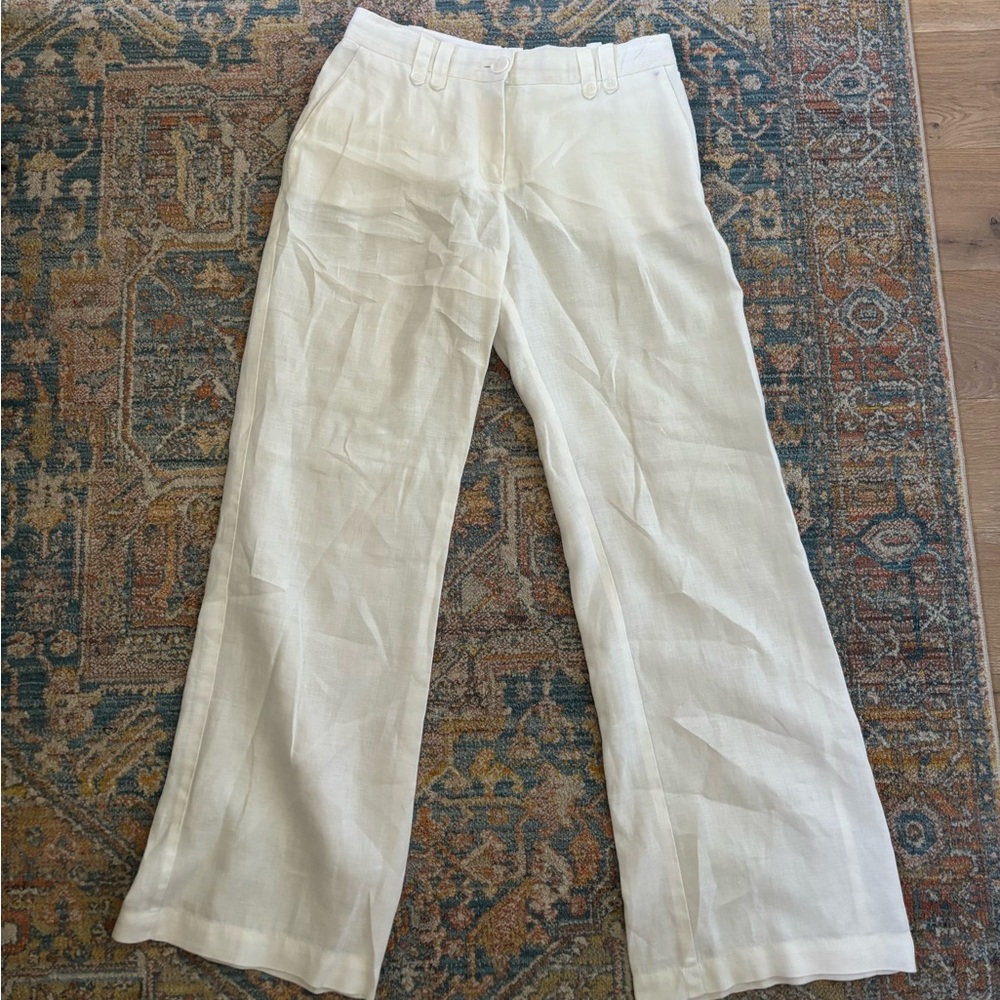 Whiten linen pants